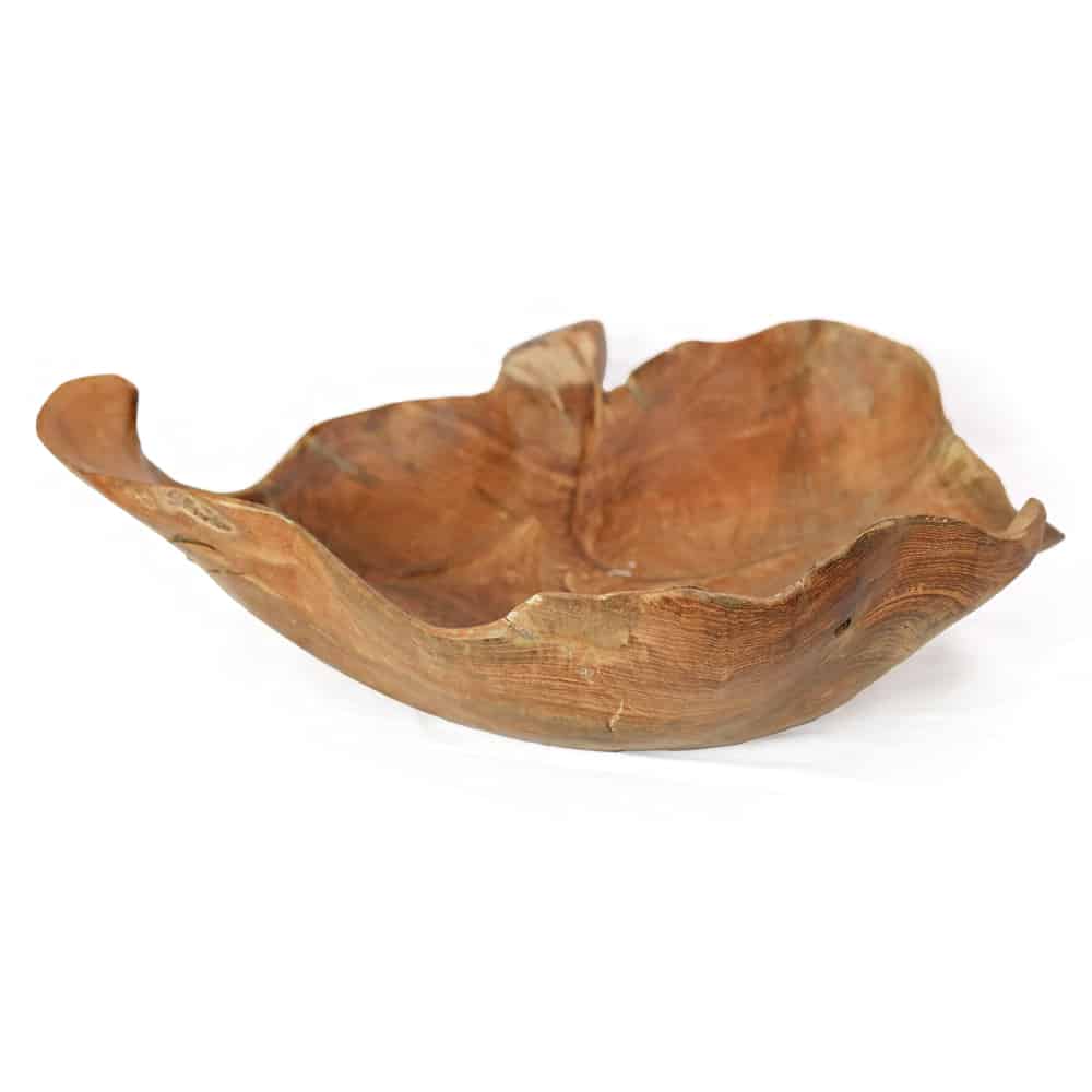 Tál, levélforma, 35 x ~30-32cm