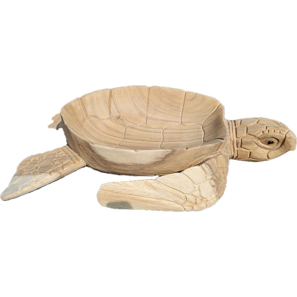 Teknős tálként, 40cm, Suar Holz