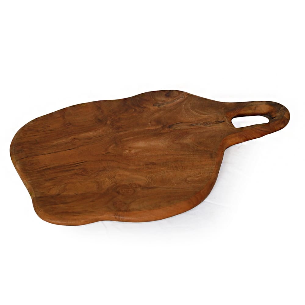 Teakfa vágódeszka, natúr, 30-45cm