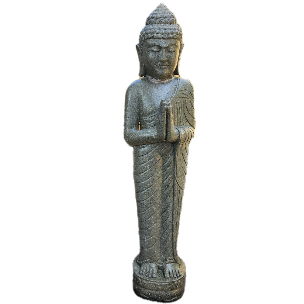 Imádkozó Buddha, balinéz Greenstone, 100cm