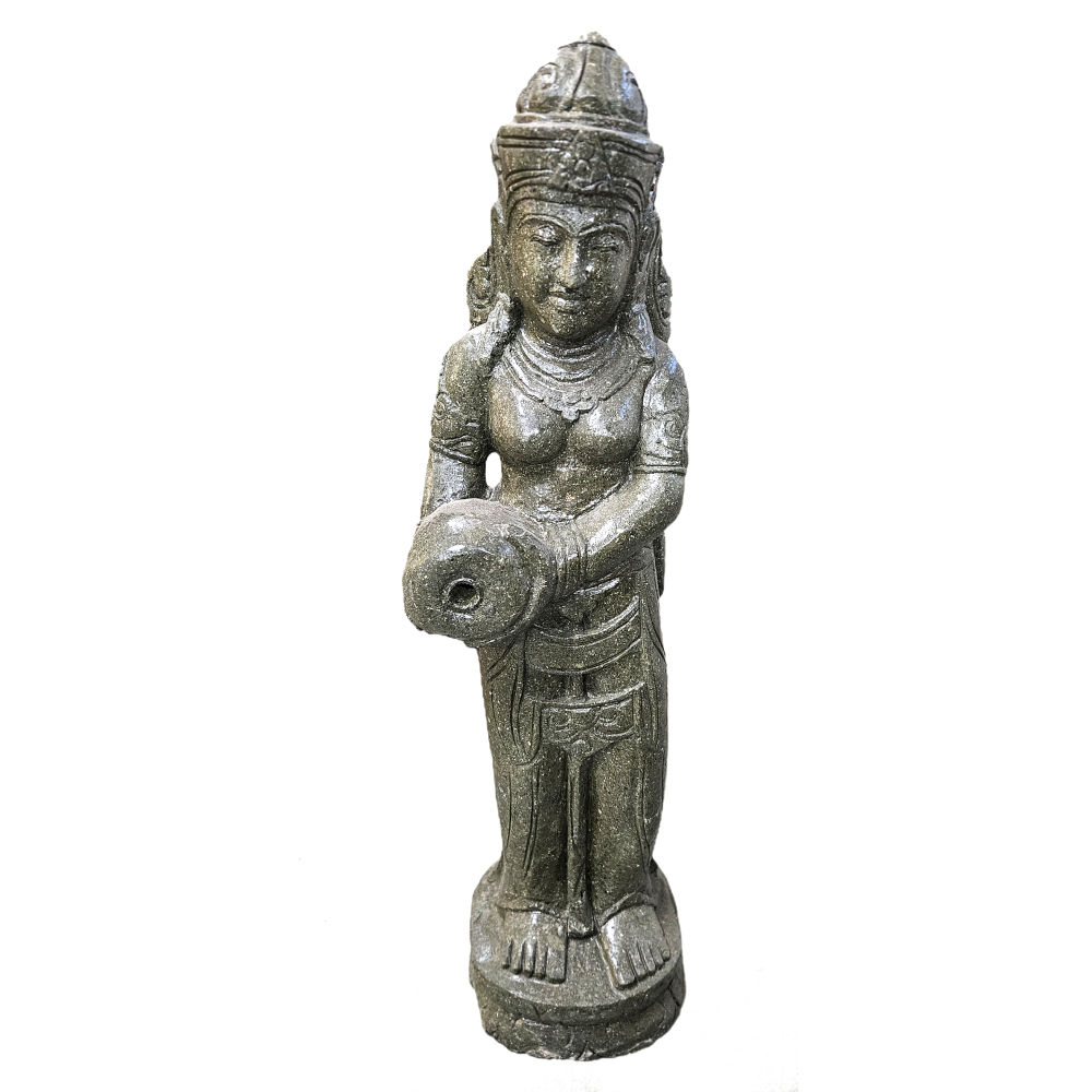 Dewi Danu, vízköpő, balinéz Greenstone, 110cm