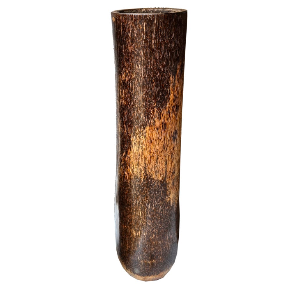 Lombok pálmaváza, natúr és polírozott, 80 cm