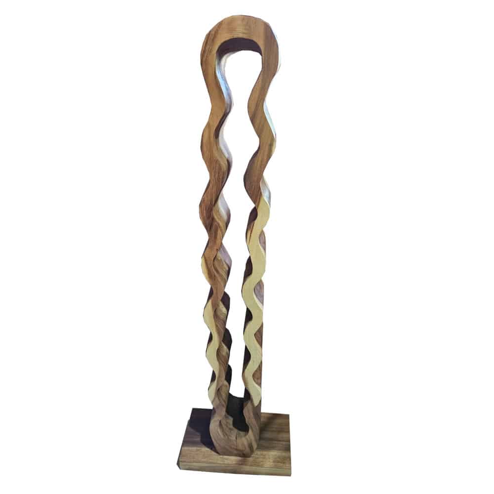 Swarga borosüveg-tartó 8 palackhoz, Suarholz, 140 cm