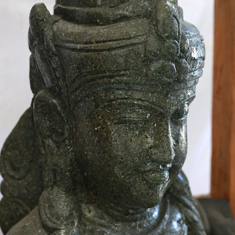 Dewi Danu, vízköpő, balinéz Greenstone, 130cm
