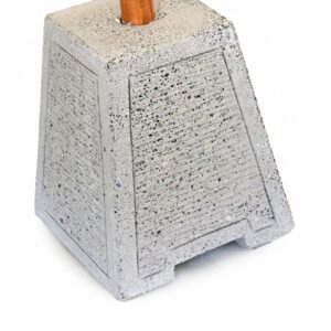 Béton napernyőtartó állvány, Bali design, kúpos