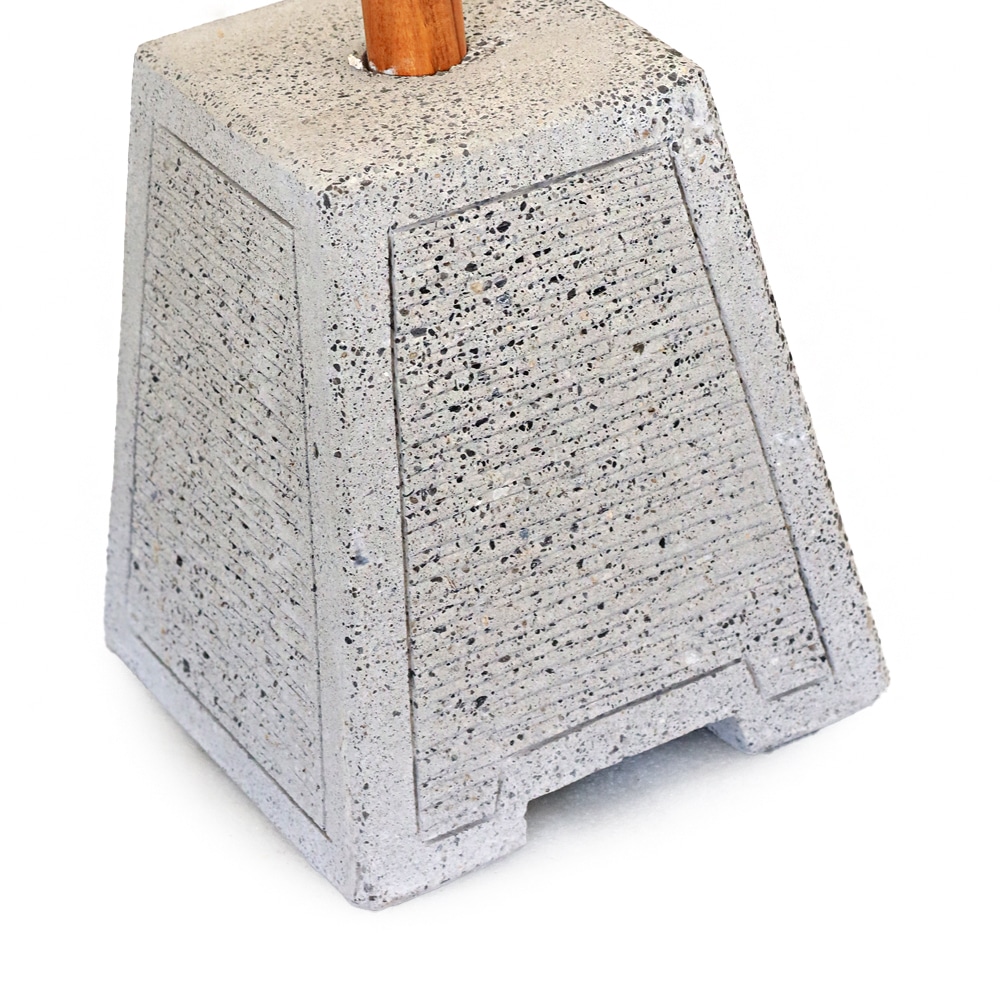 Béton napernyőtartó állvány, Bali design, kúpos
