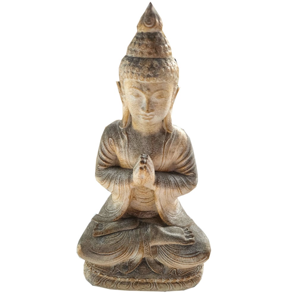 Meditáló Buddha, betonguss, 45cm