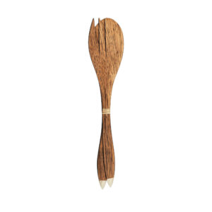 Saji Duo salátaszedő palmafából, 2 részes, 35 cm